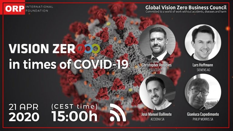 Read more about the article WEBINAR ABOUT “VISION ZERO IN TIMES OF COVID-19” ON 21 APRIL 2020